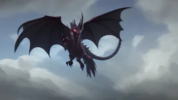 dragon in a big cloud