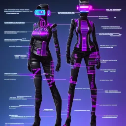 cyber punk war full body