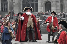 Crieur publique à québec 1669 dans u e place publique