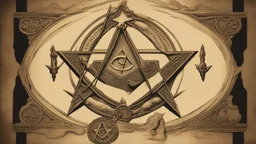 The thumbnail image presents a captivating and enigmatic scene that is intertwined with the world of Freemasonry. Displayed prominently is the iconic emblem of the Masonic order, featuring the pentagram and the compass. These symbols are rooted in the rich history and heritage of the fraternity. Surrounding the emblem are subtle, shadowy details that fade into the background, alluding to the secretive and mysterious nature of Freemasonry. The subdued lighting and cool color palette obscure the e