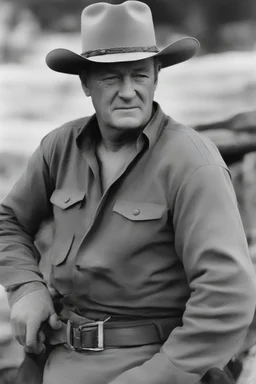 generate an image of John Wayne when he was 10