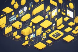 Market Participants and Trading Platforms yellow style
