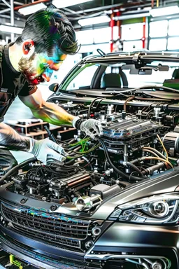 A car repair shop that provides electrical services and repairs of ECU and car cooler