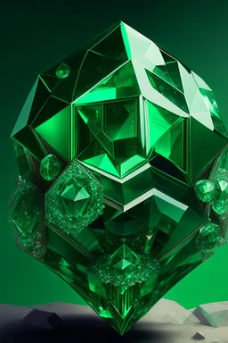 non-euclidian geometry giant emerald jewels house