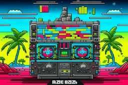 ALBUM COVER - 8BIT IBIZA TECHNO RAVE MACHINE