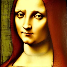 portrait of a woman Leonardo da Vinci style