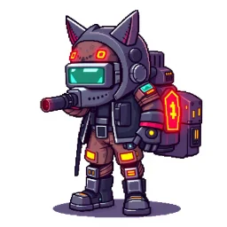 2-d pixel crypto punk named kenn