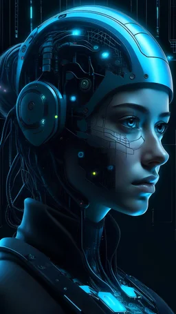 Artificial General Intelligence cyberpunk