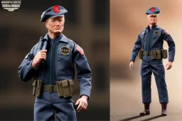 G.I. Joe toy doll nylon Donald Trump, gun,boots, beret