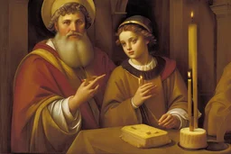 Hannukah by Andrea del sarto