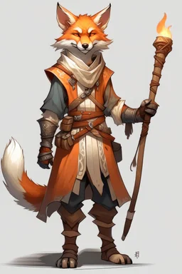 fox of nine tails humanoid cleric fighter dnd