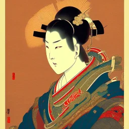  Ukiyo-e style, sun