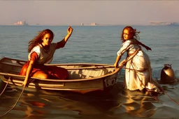 girl next boat by veronese