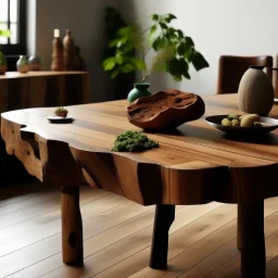 Chestnut-inspired table