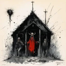 Hereditary madness... God/Deicide [art by Ralph Steadman] God/Deicide God/Deicide God/Deicide