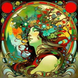 WOMAN Alphonse Mucha