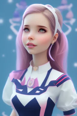 Belle Delphine smirk wink