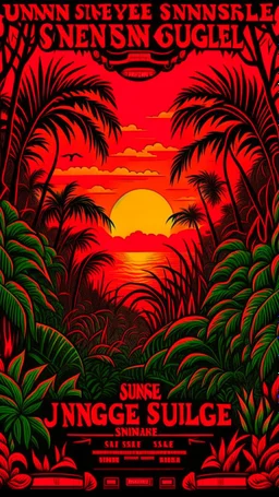 Sunset jungle