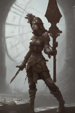 female dungeon punk war forged