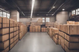 A picture of a warehouse