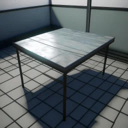Generate an image of a table. The background should be slightly blurred.
