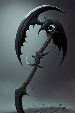 black big scythe