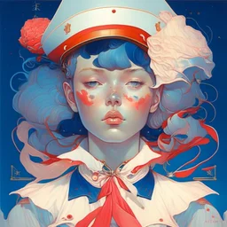 dream portrait of sailor by james jean