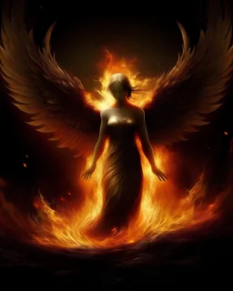 Angel in fire