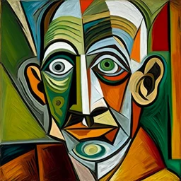 portret of pablo picasso selfportret brown picasso