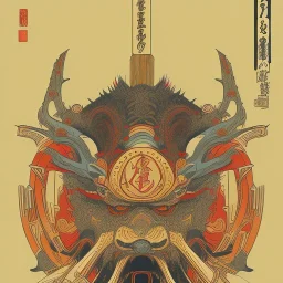  brand logo, Ukiyo-e japanese art