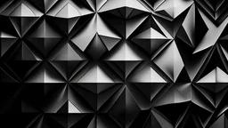 Black brushed aluminum background with dark geometric shapes, no white