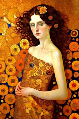 venus godess photo realistic style of klimt