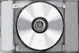 Sketch of a cd, it is speaking