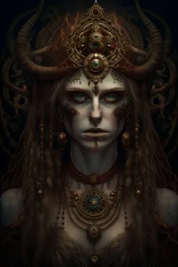 portrait of the Goddess of the Insane