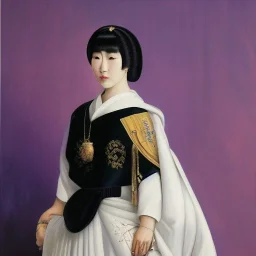 Full body portrait, painting, medium shot lady Konpeitōu