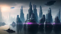 ((high contrast)), ((dystopian)), towering mechs and giant alien ships loom over a devastated cityscape, as human resistance fighters armed with energy weapons mount a last-ditch effort to repel the invasion,A wooden boat floating serenely on a crystal clear lake surrounded by snow-capped mountains , with a single fisherman sitting calmly in the center, his line cast towards the distant shore. The sun sets behind him, casting a warm orange glow on the surface of the water and the surrounding sno