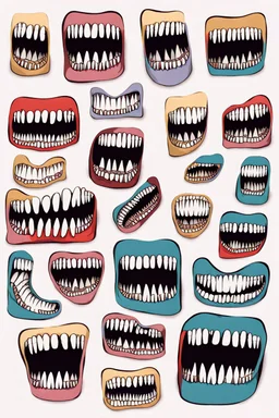 Many teeth