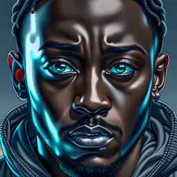 KENDRICK LAMAR RAPPER, Realistic, highly detailed eyes and lips, hyper realistic, hyper-detailed, insane detail, incredibly detailed and intricate, intricate detail, perfect composition, photorealistic, pixel perfect, super detailed, 8K