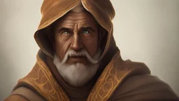 monk in brown robe and hood is mel gibson