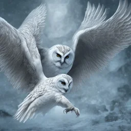 snow OWL wings