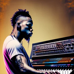 Contest music producer tekno korg posterizzato