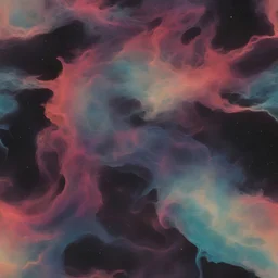 Chaos fluid minimalism nebula colors