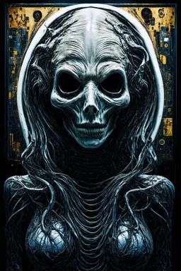Ghost in the machine; a terrifyingly beautiful admixture of Giger and Klimt
