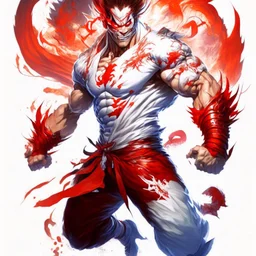 dragonman high detailed concept art, front facing, dynamic pose, full body, white background color, t-shirt design,