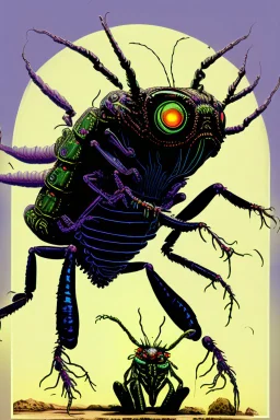 monster insect 70s sci fi art