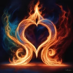 A mesmerizing flame flickering between two entwined hearts, illuminating their love with a magical aura. The vibrant colors of the fire dance in perfect harmony, casting a spellbinding glow on their tender connection. Overflowing with emotion, they are enveloped by the enchantment of their bond, captivated by the ethereal energy that only true love can ignite. Feel the warmth and witness the profound beauty of this extraordinary flame as it perpetually fuels their love. pixar animation style, an