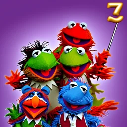 muppet style puppet of a set of numbers