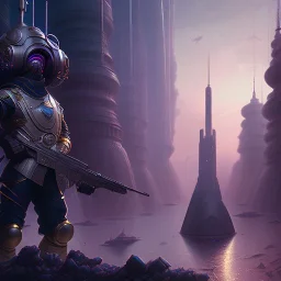 cybercity world soldier, fantasy, in concept art, high quality, artstation, trending , feng zhu, shaddy safadi, noah bradley, tyler edlin, jordan grimmer, darek zabrocki, neil blevins, tuomas korpi wlop, natasha tan, highly detailed