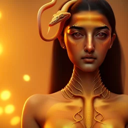 ananya pandey , hot snake goddess, by Mahmoud Sai, Cartographic, Golden Hour, Closeup-View, 16k, Lumen Global Illumination, Diffraction Grading ,beautiful ,circuitry,