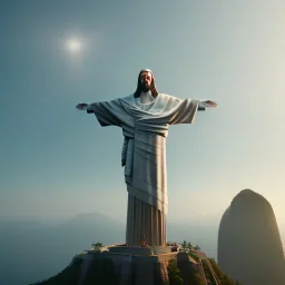 Christ the Redeemer, beautiful,wonderful, shape detailed, landscape,sunset, unreal engine 5, cinematic lighting, photorealistic, realistic, hyper detailed, 8k, octane render, cinema 4d